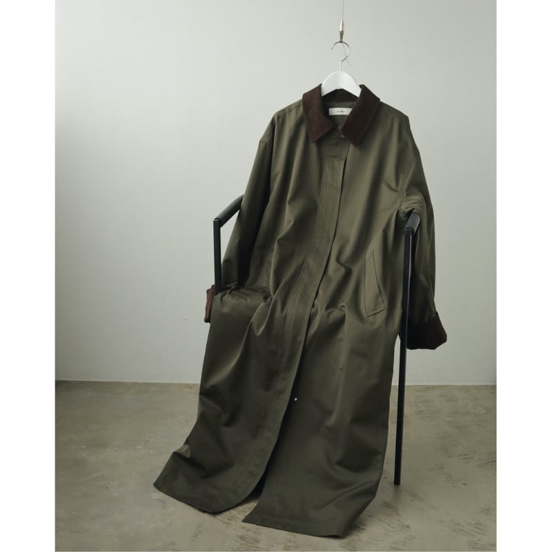 アンヌークanukeTwill Soutiencollar Coat アンヌークanukeTwill Soutiencollar Coat アンヌークanukeTwill