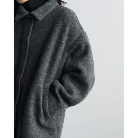 【anuke】Sliver Zip Blouzon※10月下～11月下