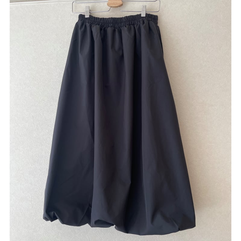 ANN DEMEULEMEESTER ブラック バルーンスカート 36 ANN DEMEULEMEESTER