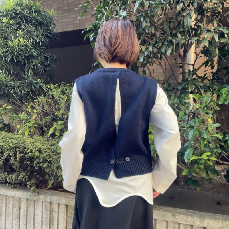 descendant ネイビー ベスト DESCENDANT/LOAD PADDING VEST (NAVY)