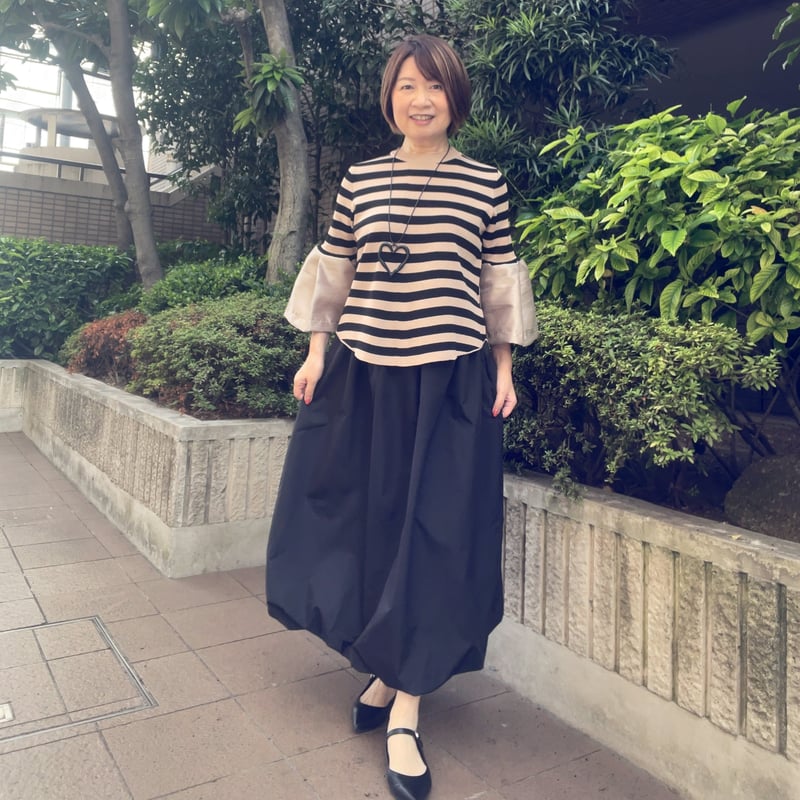 バルーンスカート（ブラックのみ） | Midum ミドゥム