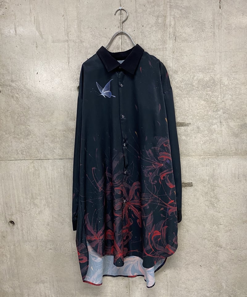 彼岸花 long shirt [Archive dead stock] | 0658