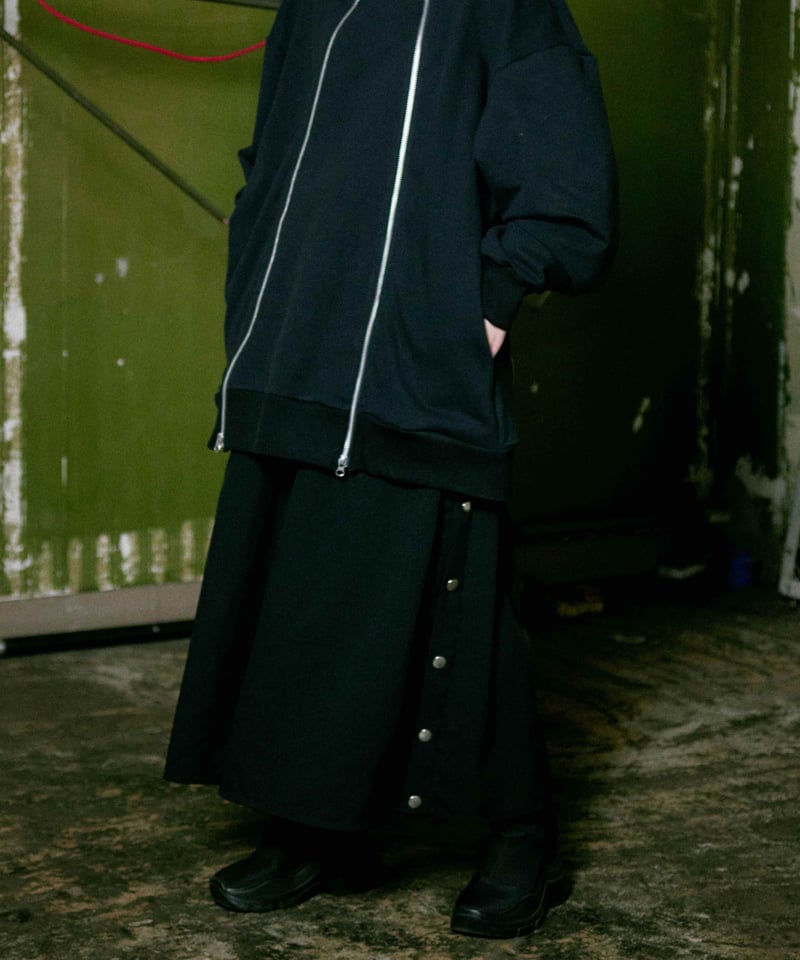 0658 side snap HAKAMA pants 男女兼用 