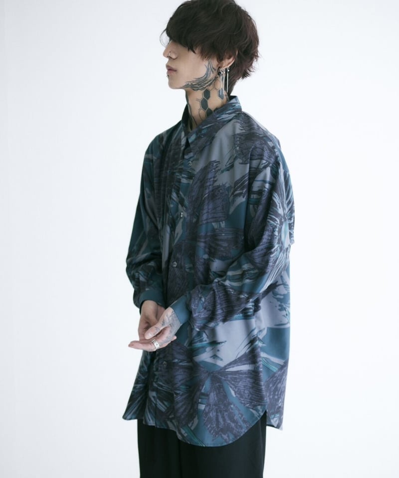 Amber garden] graphic shirt | 0658