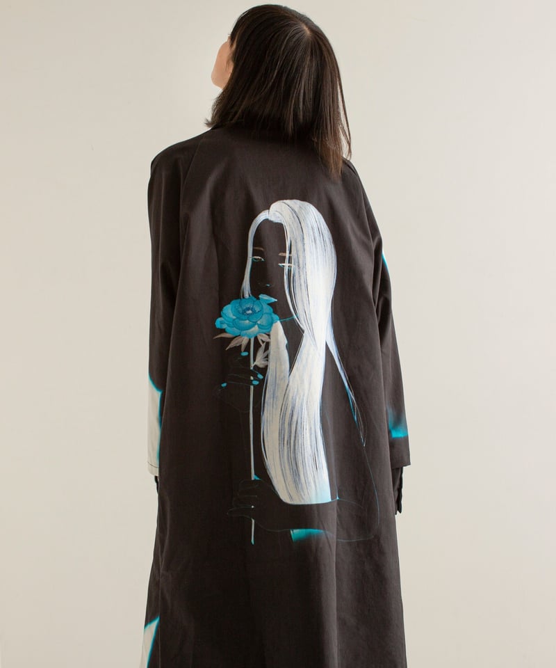 Hyouri no art coat / Black[SAMPLE SALE] | 0658
