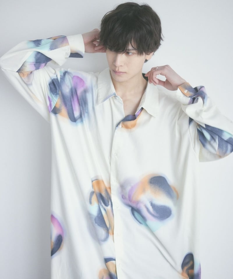 染Multicolor over shirt | 0658