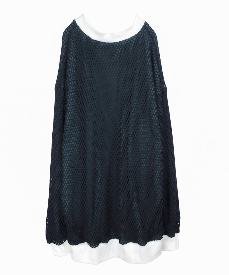 No.13 mesh layered thermal knit / 3color | 0658