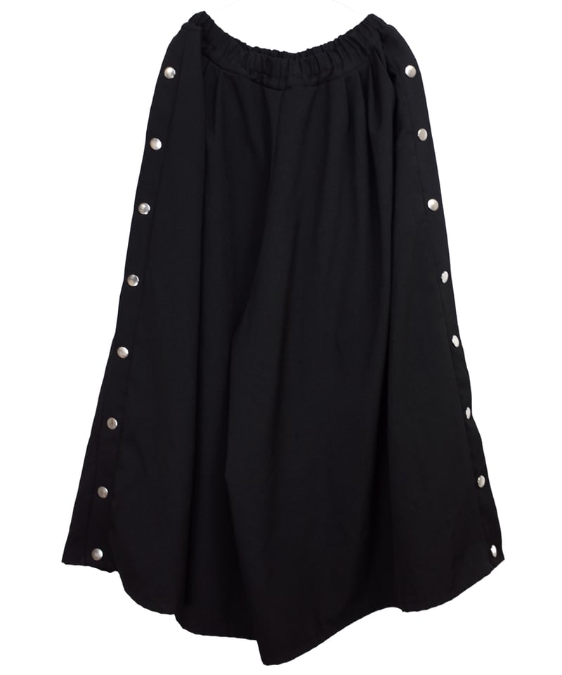 Side snap HAKAMA pants /Black | 0658 