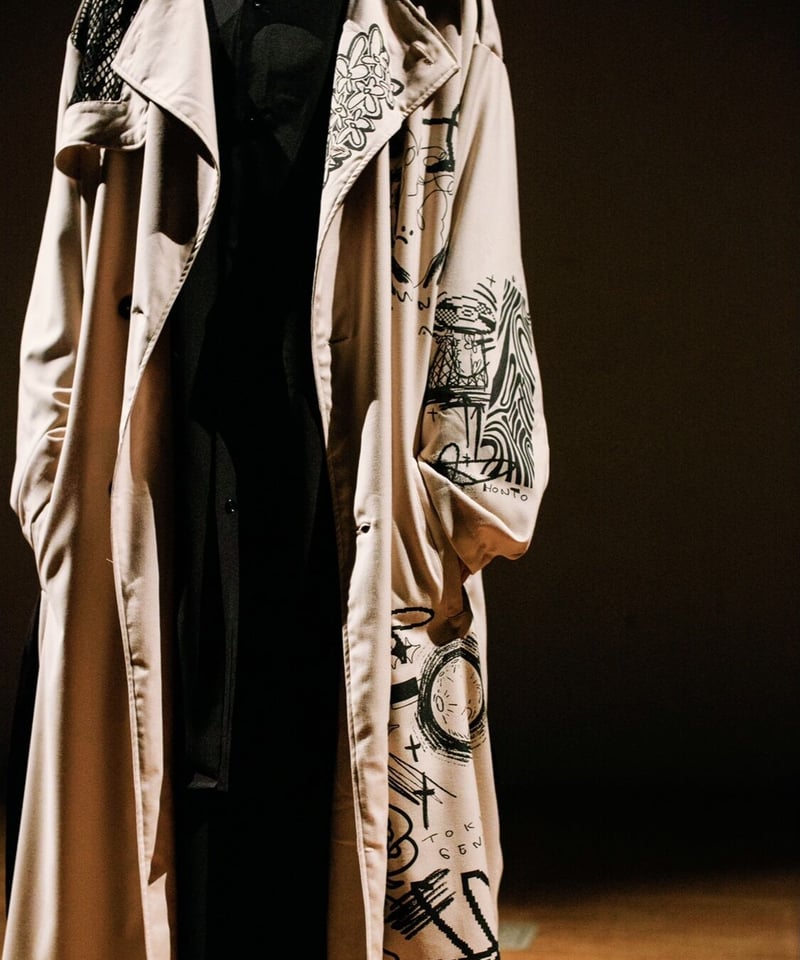 ワンダーランド】Art trench coat [SAMPLE SALE] | 0658