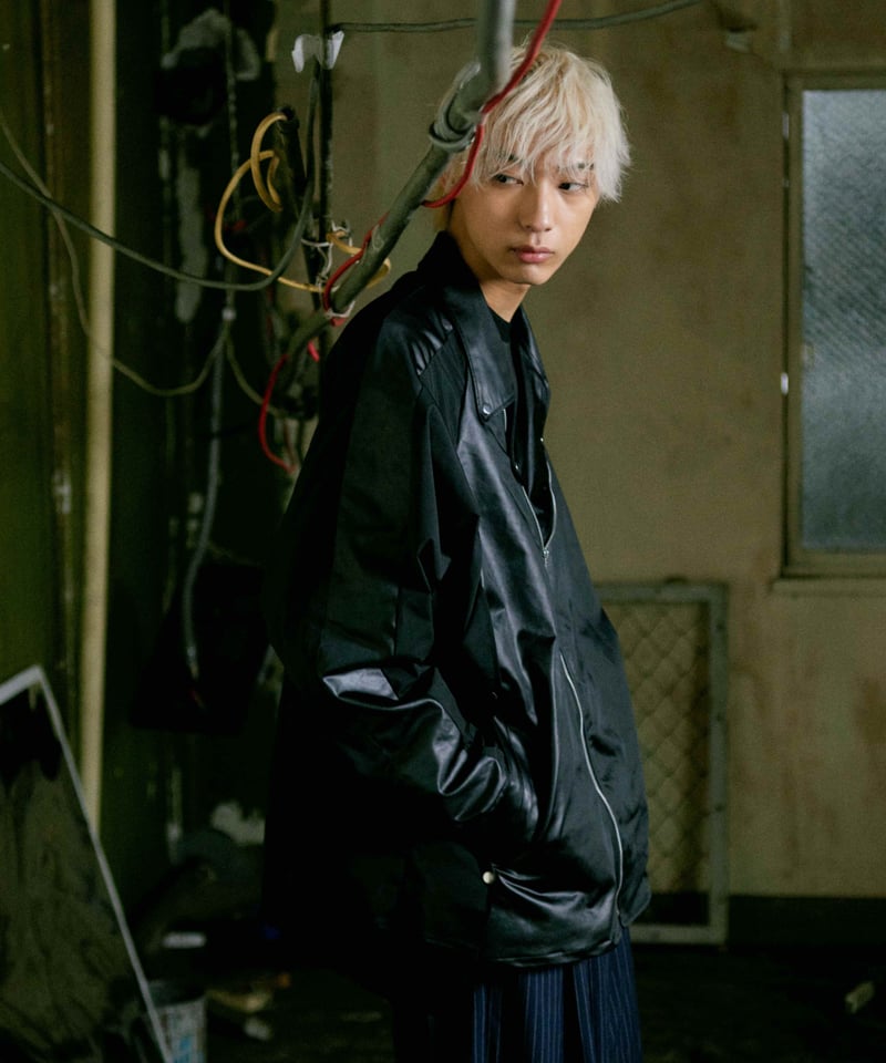 Rider's docking over blouson / Black | 0658 Rider's docking over blouson / Black | 0658