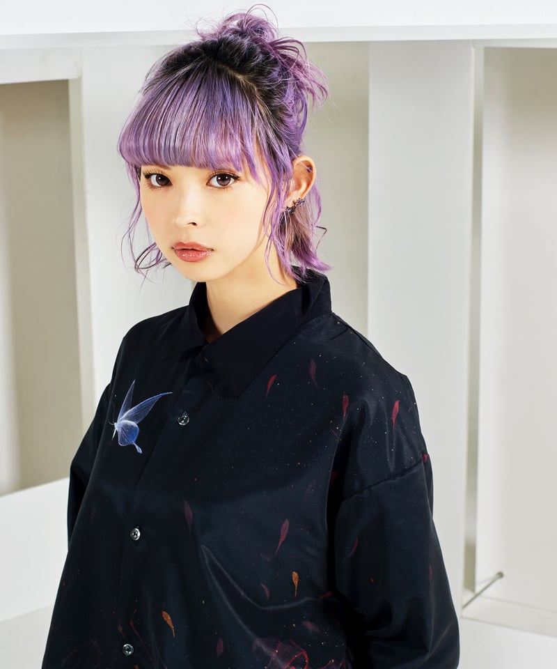 彼岸花 long shirt [Archive dead stock] | 0658