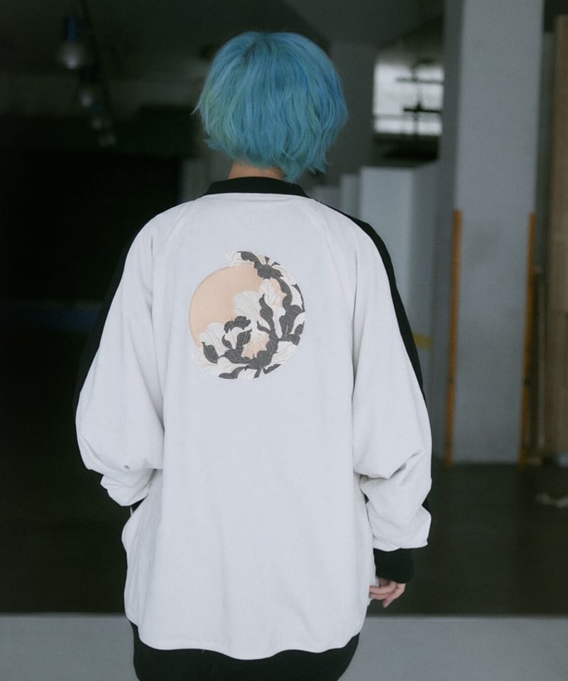 3D-Tiger souvenir jacket / White beige | 0658 3D-Tiger souvenir jacket / White beige | 0658