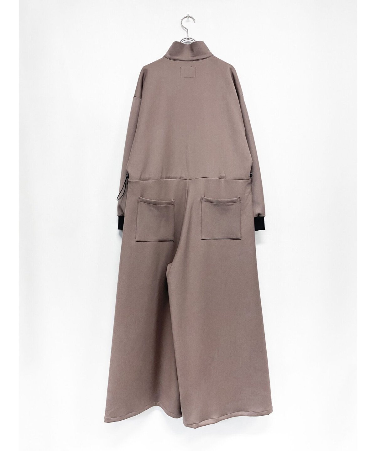 High neck jersey all-in-one / 2color | 0658