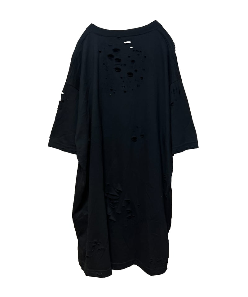 GRUNGED]Fall extra over size T-shirt | 0658