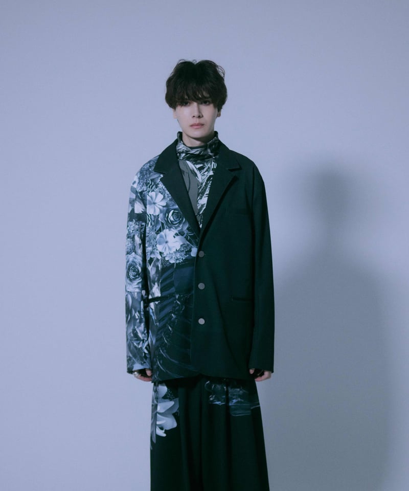 Flower of whale falls ] tailored jacket | 0658