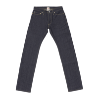Basic Straight Jeans - Indigo -