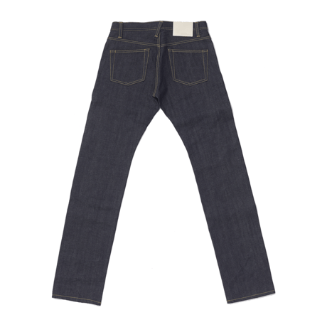 Basic Straight Jeans - Indigo -