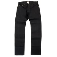Basic Straight Jeans - Black x Black -