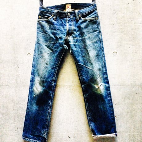 Basic Straight Jeans - Indigo -