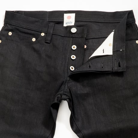 Basic Straight Jeans - Black x Black -