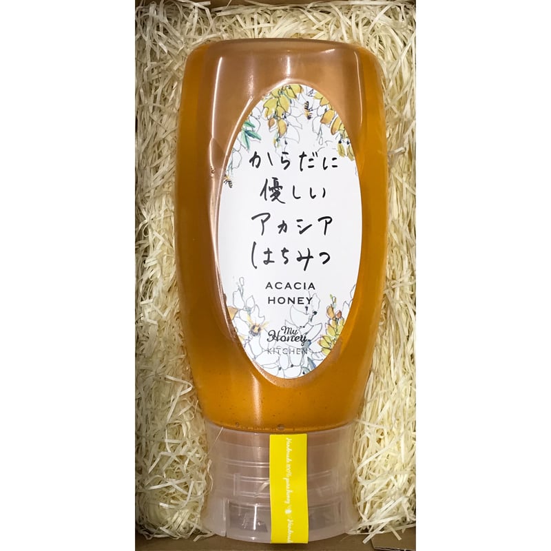 MY HONEY（マイハニー）アカシア生蜂蜜チューブボトルタイプ500g：箱