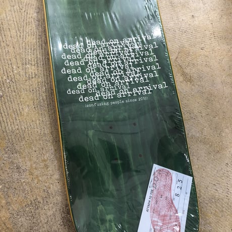 D.OA  toetag team deck  8.25inch (green wood)