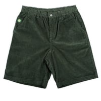 THEORIES "Shorts Lounge Corduroy" Forest Green