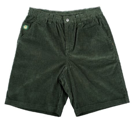 THEORIES "Shorts Lounge Corduroy" Forest Green