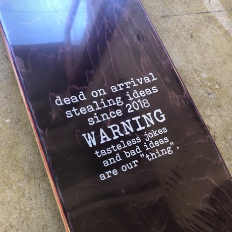 D.O.A Koki "christian" deck 8.25inch
