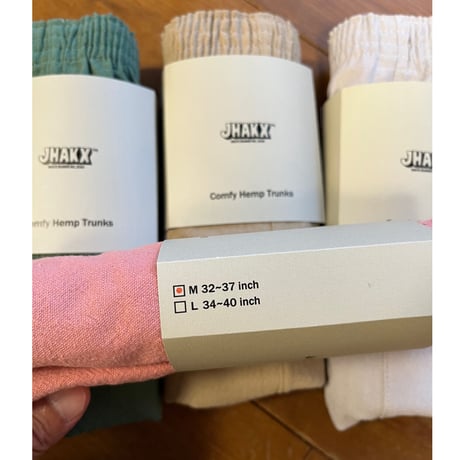 JHAKX "Comfy HEMP Trunks" 2022 Spring Summer
