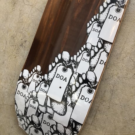 D.O.A toetag 2 team deck 8.25inch(Brown wood