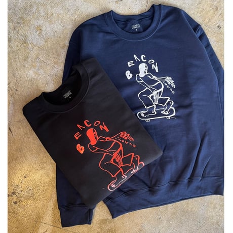 BEACON Crew Neck "Navy" By Jeff Cheung