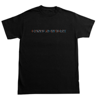 CANAL NY "3D" T-shirts Black