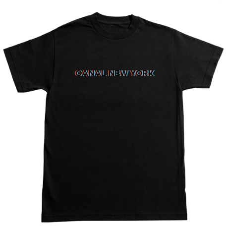 CANAL NY "3D" T-shirts Black