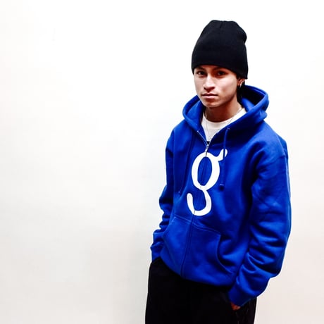 GENESIS "G Zip" Hoodie Royal/White