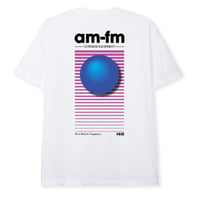 am-fm "ORB TEE" - WHITE