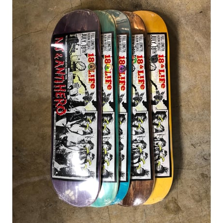 NJ x ANTIHERO Skateboard -18 & LifeDeck
