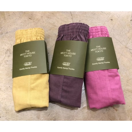 JHAKX + THE MOTT HOUSE TOKYO Comfy HEMP Trunks