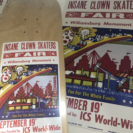 ICS Skateboard(Williamsburg monument spot)8.5inch