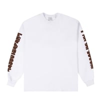 Tenant®: Stacked Logo Thermal L/S Shirt "White"