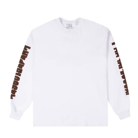 Tenant®: Stacked Logo Thermal L/S Shirt "White"