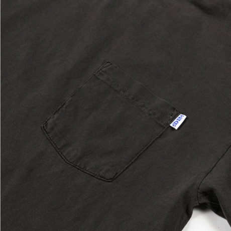 TENANT® Stacked Logo Pocket Tee Washed Black"