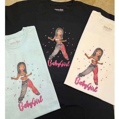 AMFM "Baby Girl" T-shirts Black
