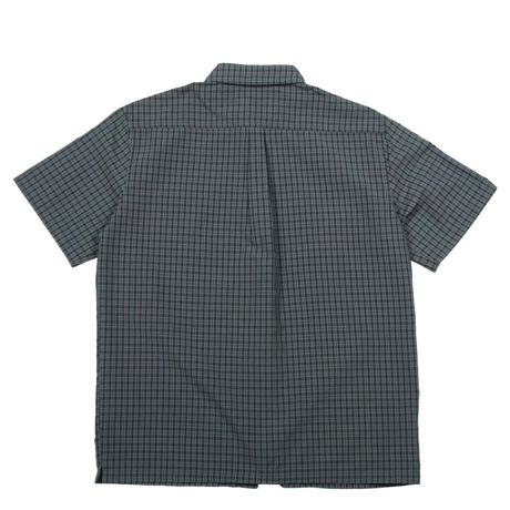 THEORIES AVIGNON Flannel Button Up Azure Blue