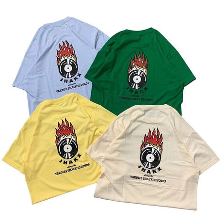 Yardies Shack Records  x  JHAKX T-shirts