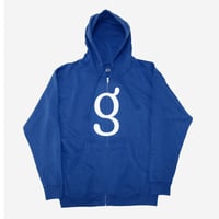GENESIS "G Zip" Hoodie Royal/White