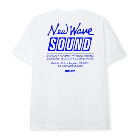 AMFM "New Wave T-shirt's" White