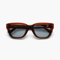 RADIO EYEWEAR "Dupe"- Crumpler x Radio Eyewear Hazelnut / Blue Polarised