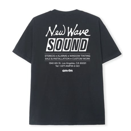 AMFM "New Wave T-shirt's" Black