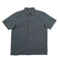 THEORIES AVIGNON Flannel Button Up Azure Blue